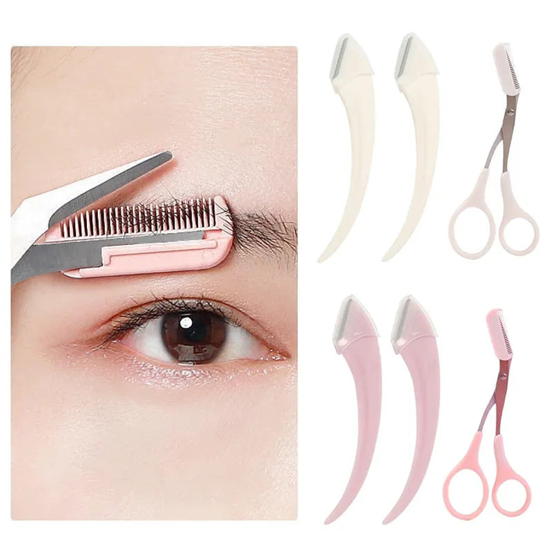 Falcate Eyebrow Trimmer Scissor