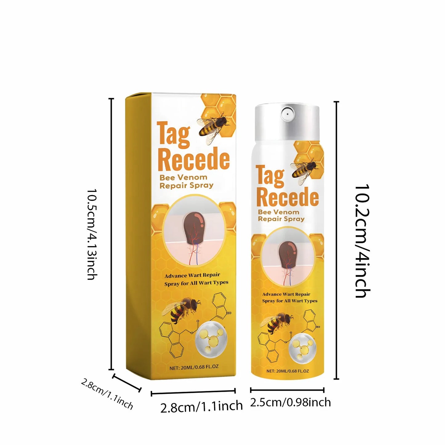 Tag Recede Bee Spray