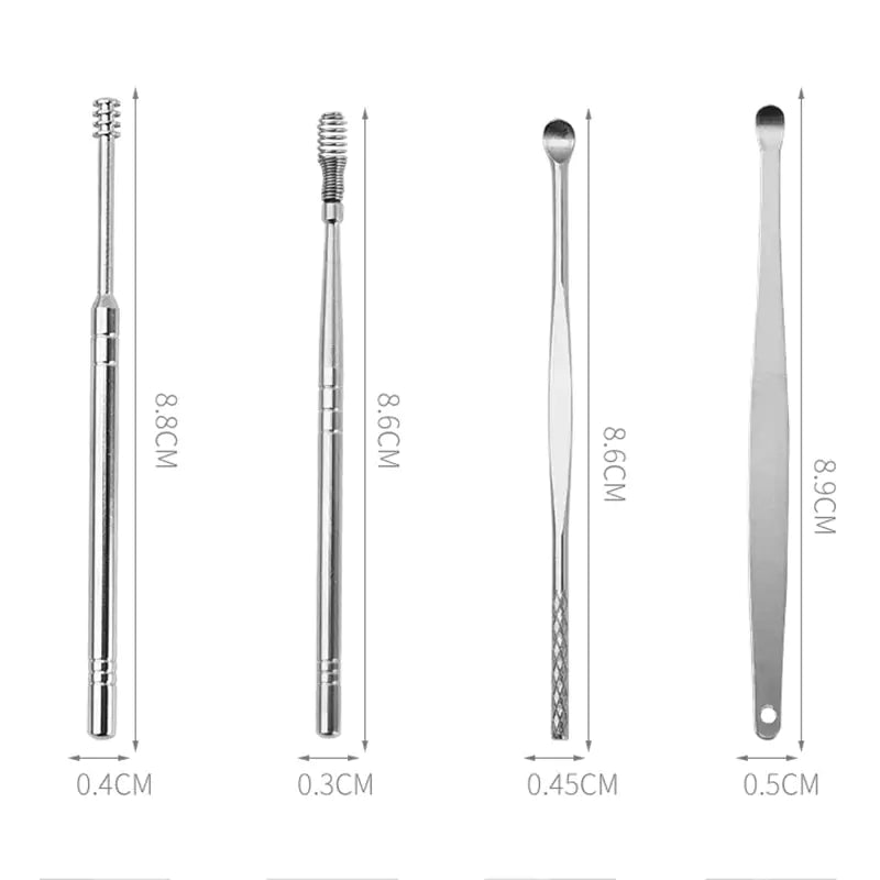 Innovative Spring Ear Wax Cleaner Tool Set