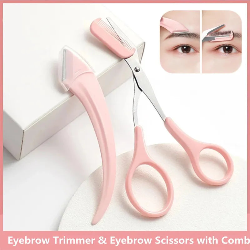 Falcate Eyebrow Trimmer Scissor
