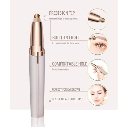 Portable USB Electric Eyebrow Trimmer for Women