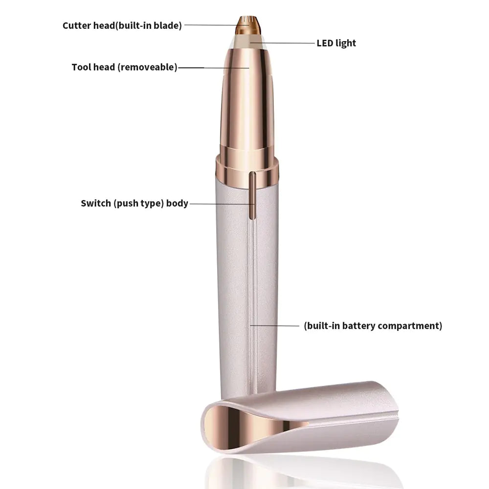 Portable USB Electric Eyebrow Trimmer for Women