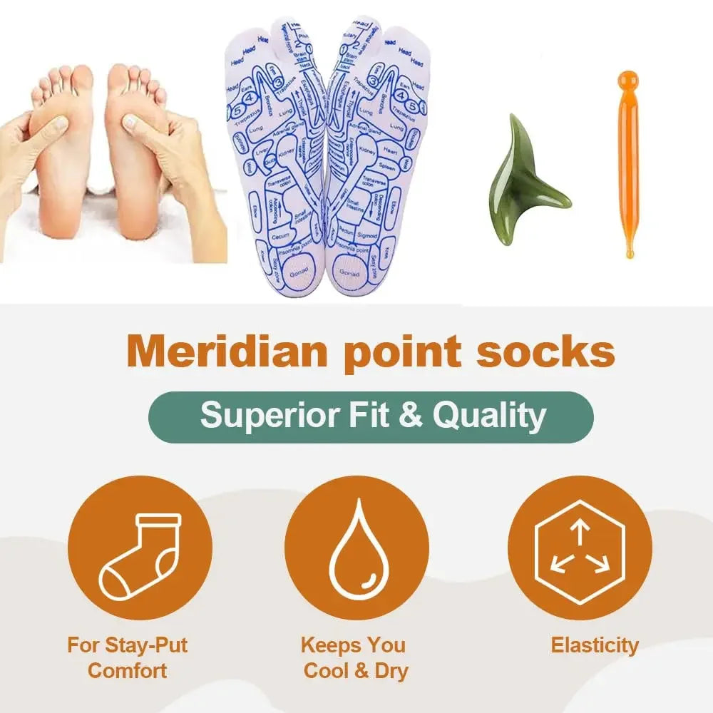 Reflexology Socks with Trigger Point