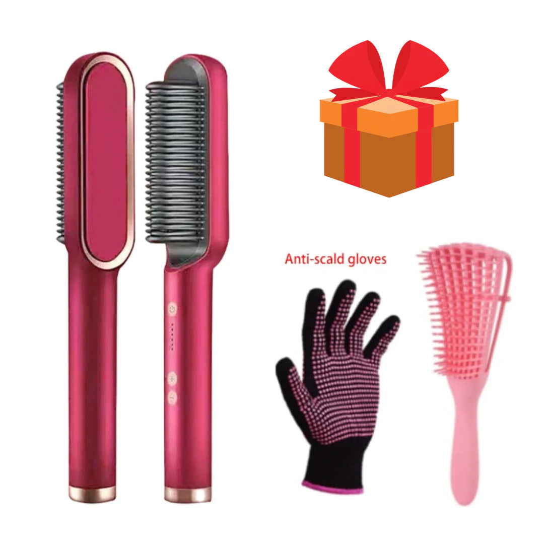 Negative Ion Hair Straightener Styling Comb