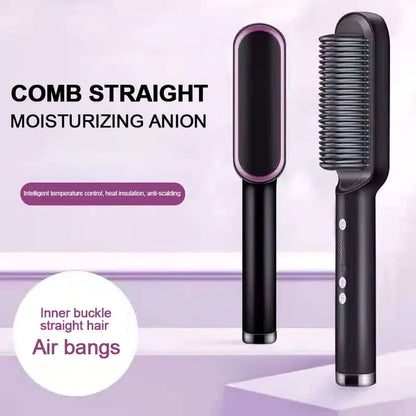 Negative Ion Hair Straightener Styling Comb