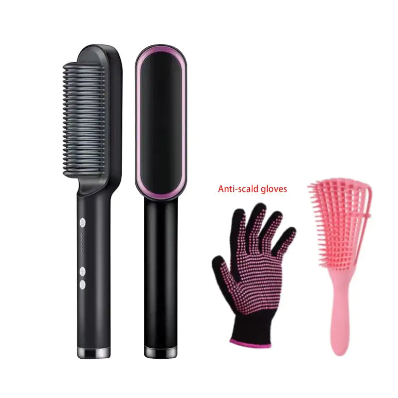 Negative Ion Hair Straightener Styling Comb