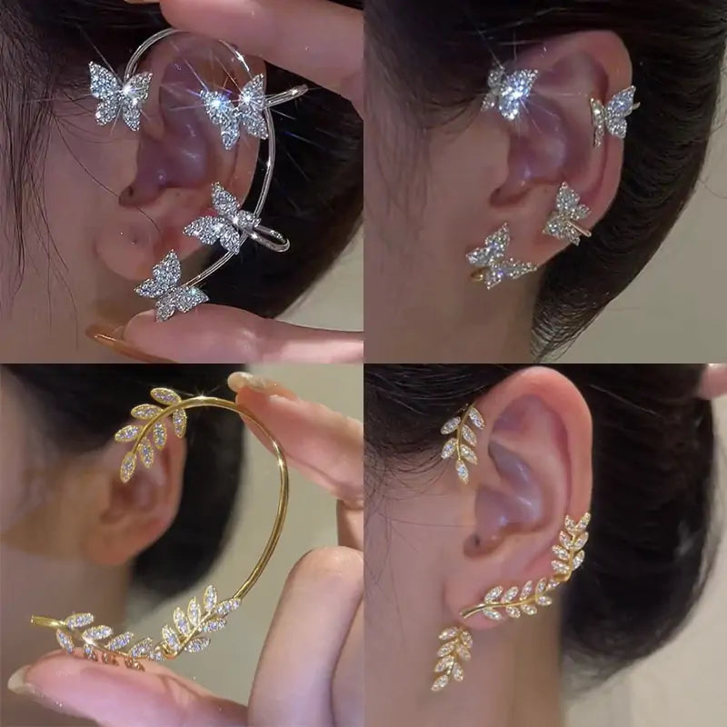 Trendy Clip Earrings