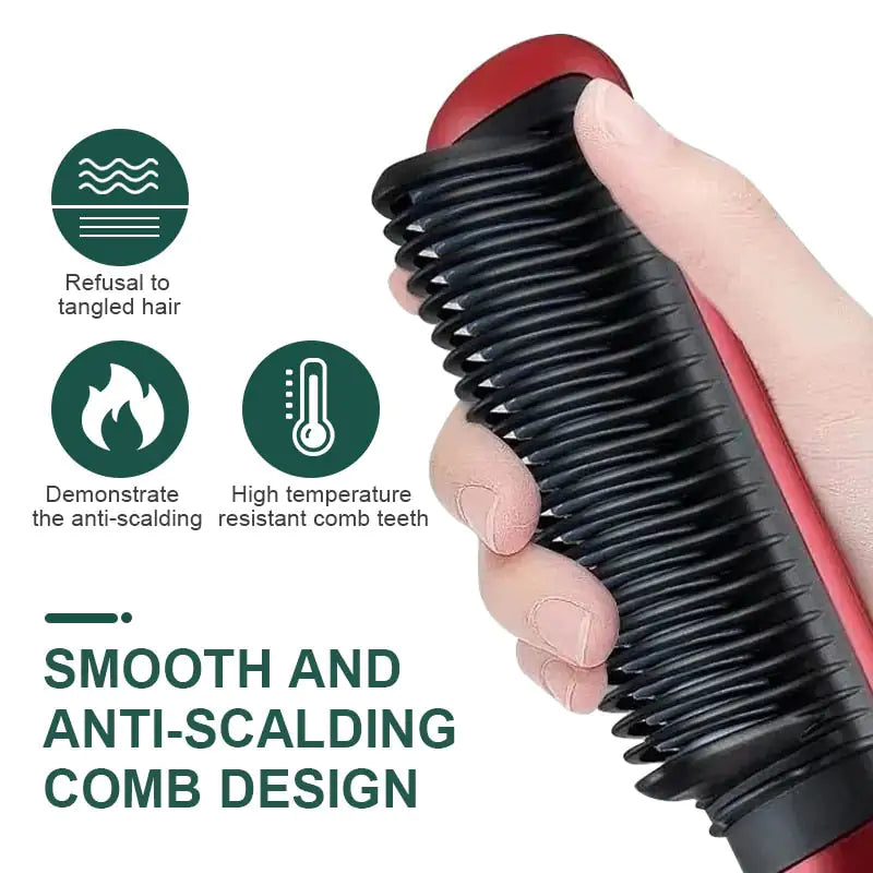 Negative Ion Hair Straightener Styling Comb