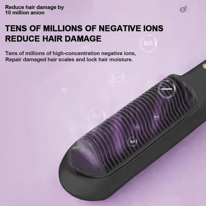 Negative Ion Hair Straightener Styling Comb